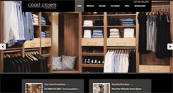 Desktop Screenshot of coastclosets.com